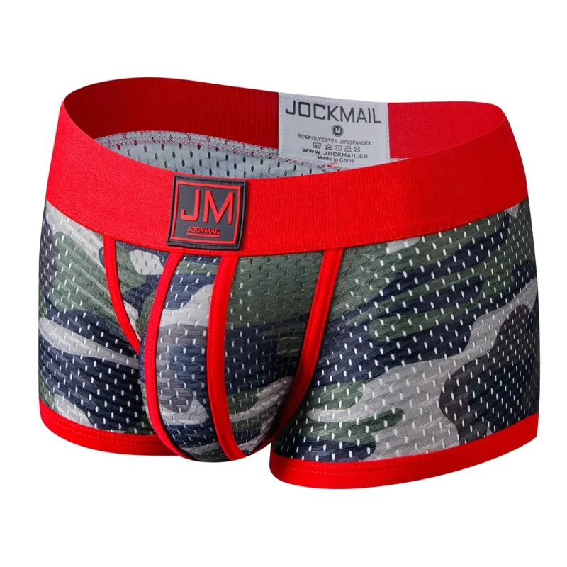 Mesh Camouflage Nylon 6Pcs Boxer