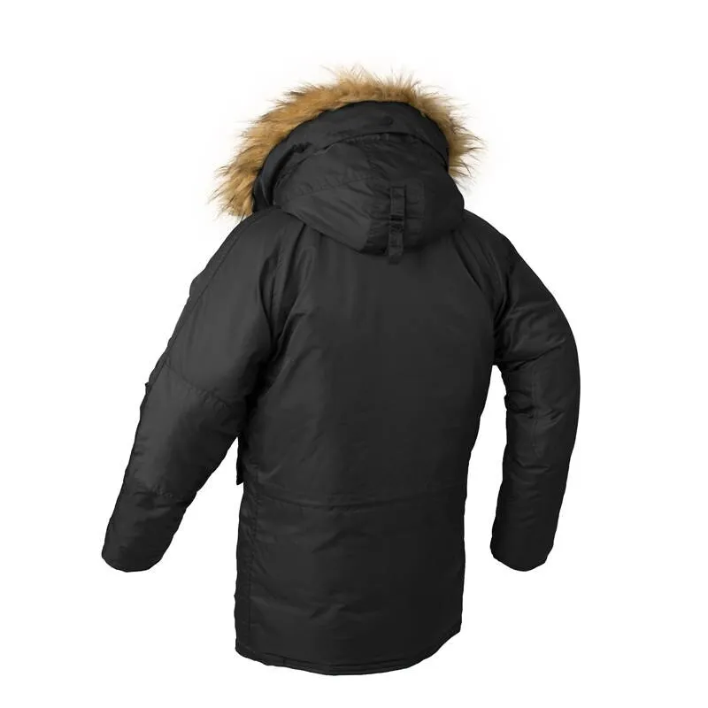 Puffer Men Long Coat Military Tactical Bomber Army Parka