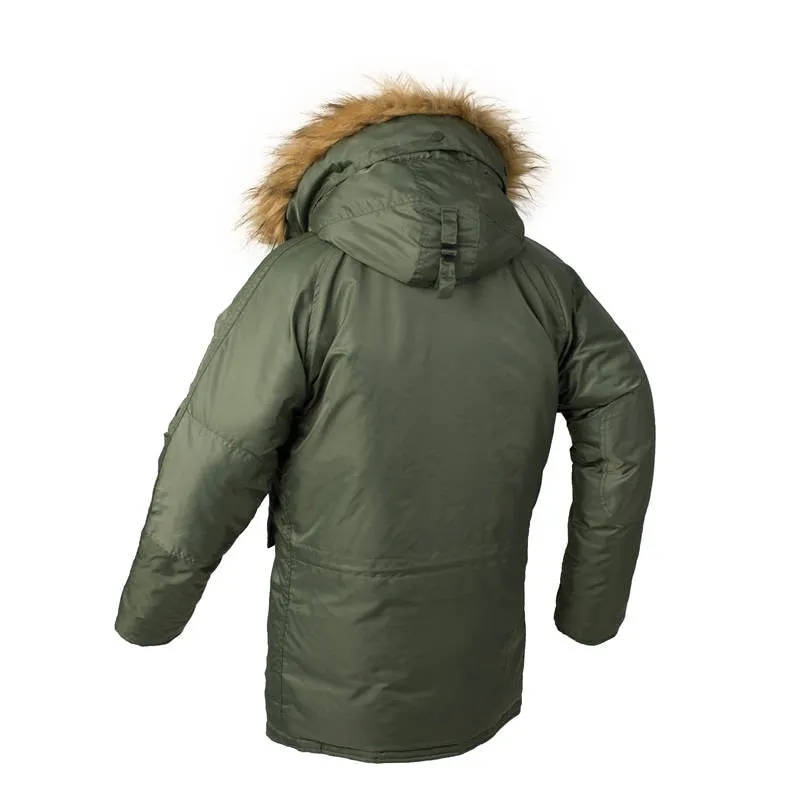 Puffer Men Long Coat Military Tactical Bomber Army Parka