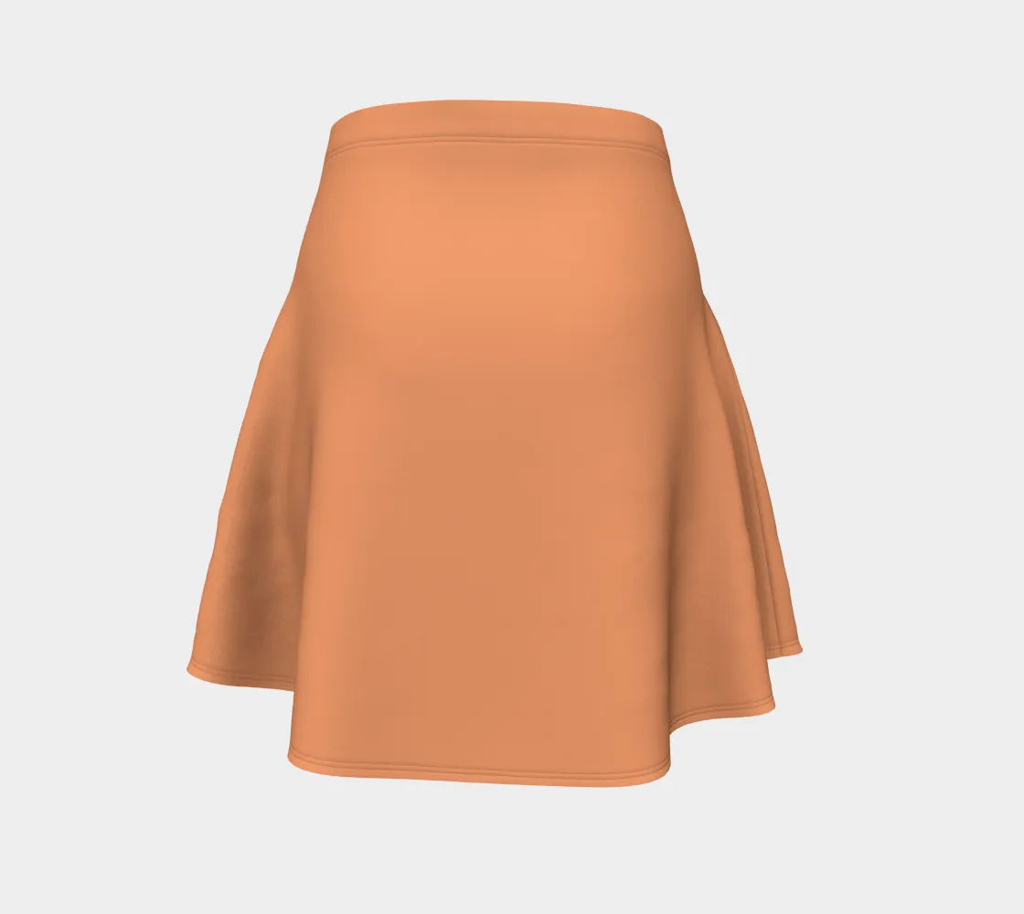 Salmon Flare Skirt