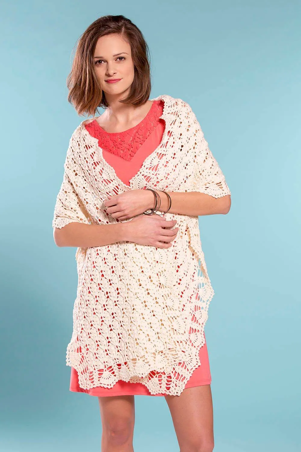 Shell Scatter Shawl