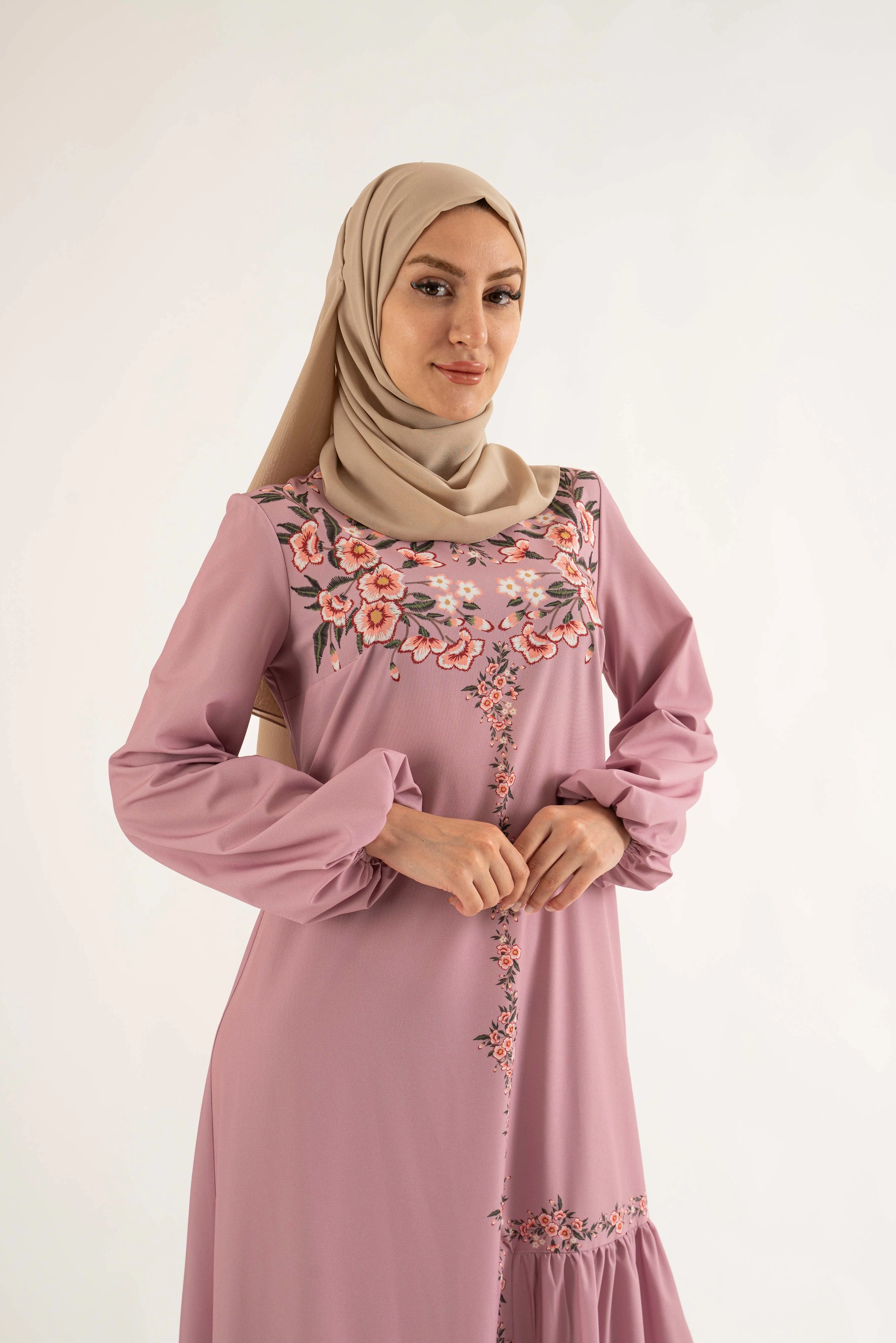 Shereen Maxi Dress - Dusty Rose