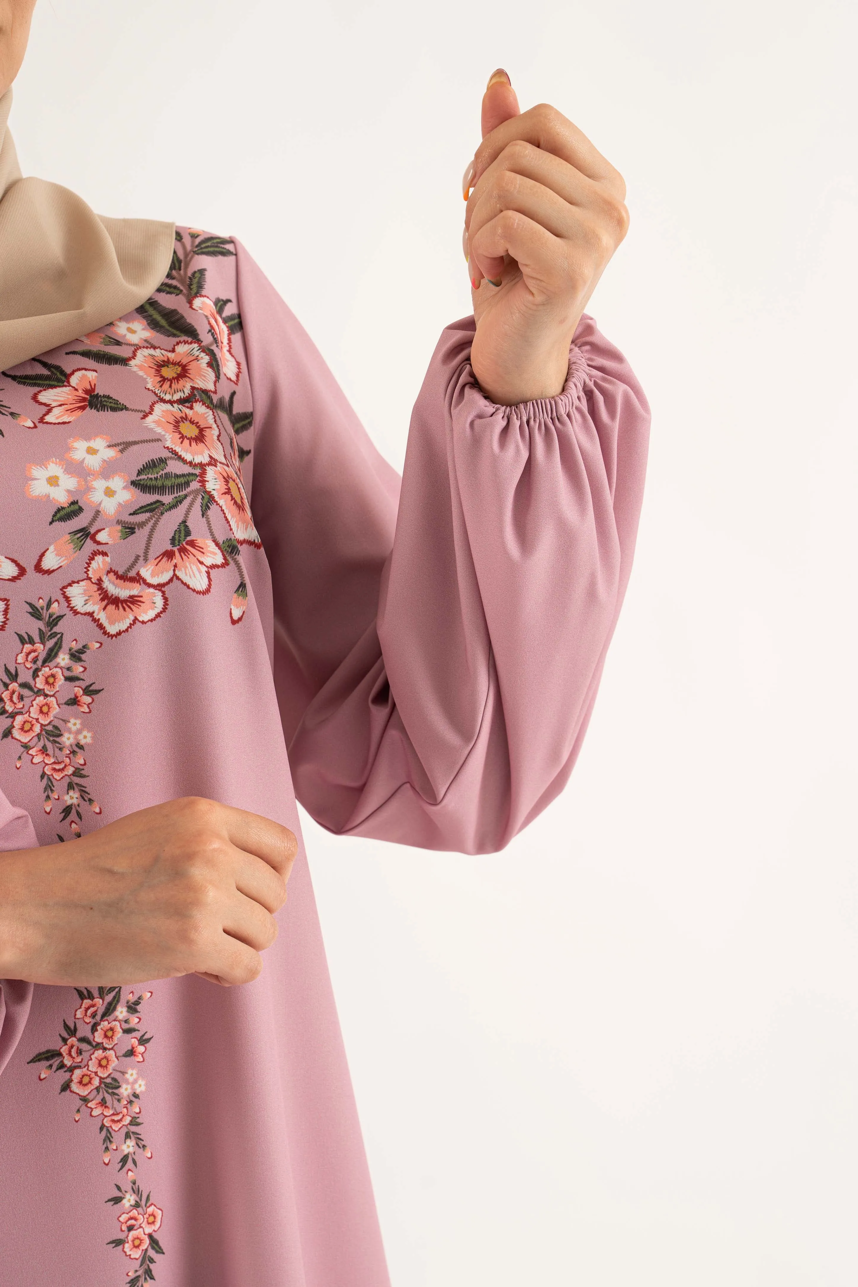 Shereen Maxi Dress - Dusty Rose