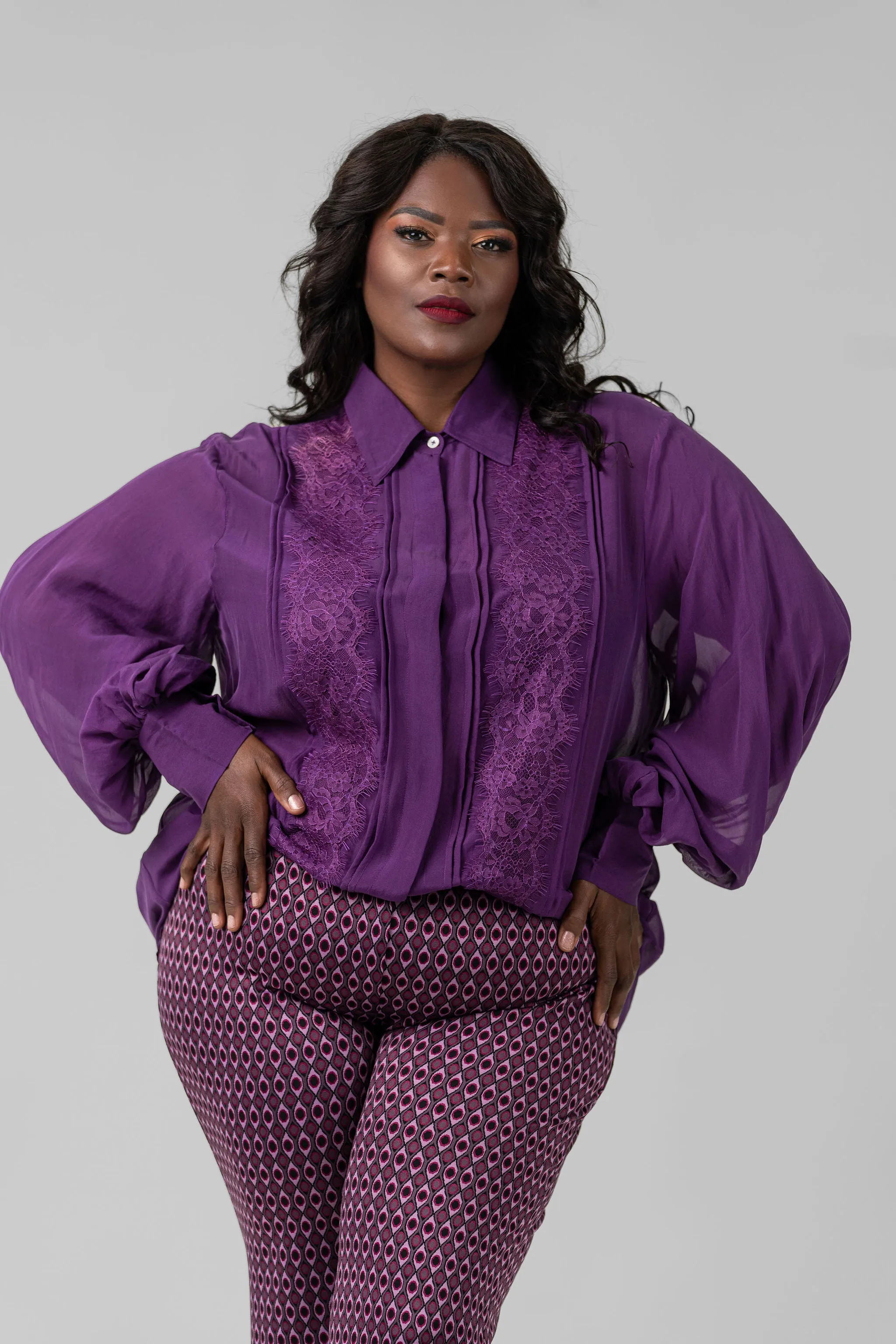 SILK CHIFFON BLOUSE