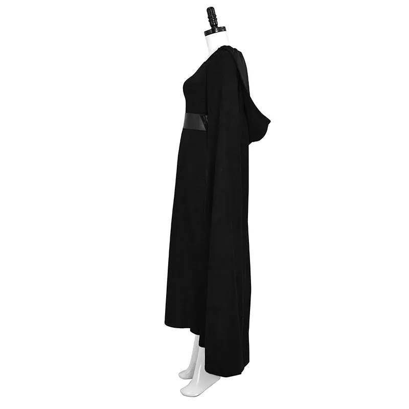 Star Wars: The Rise of Skywalker Black Rey Cosplay Costume Halloween Carnival Suit