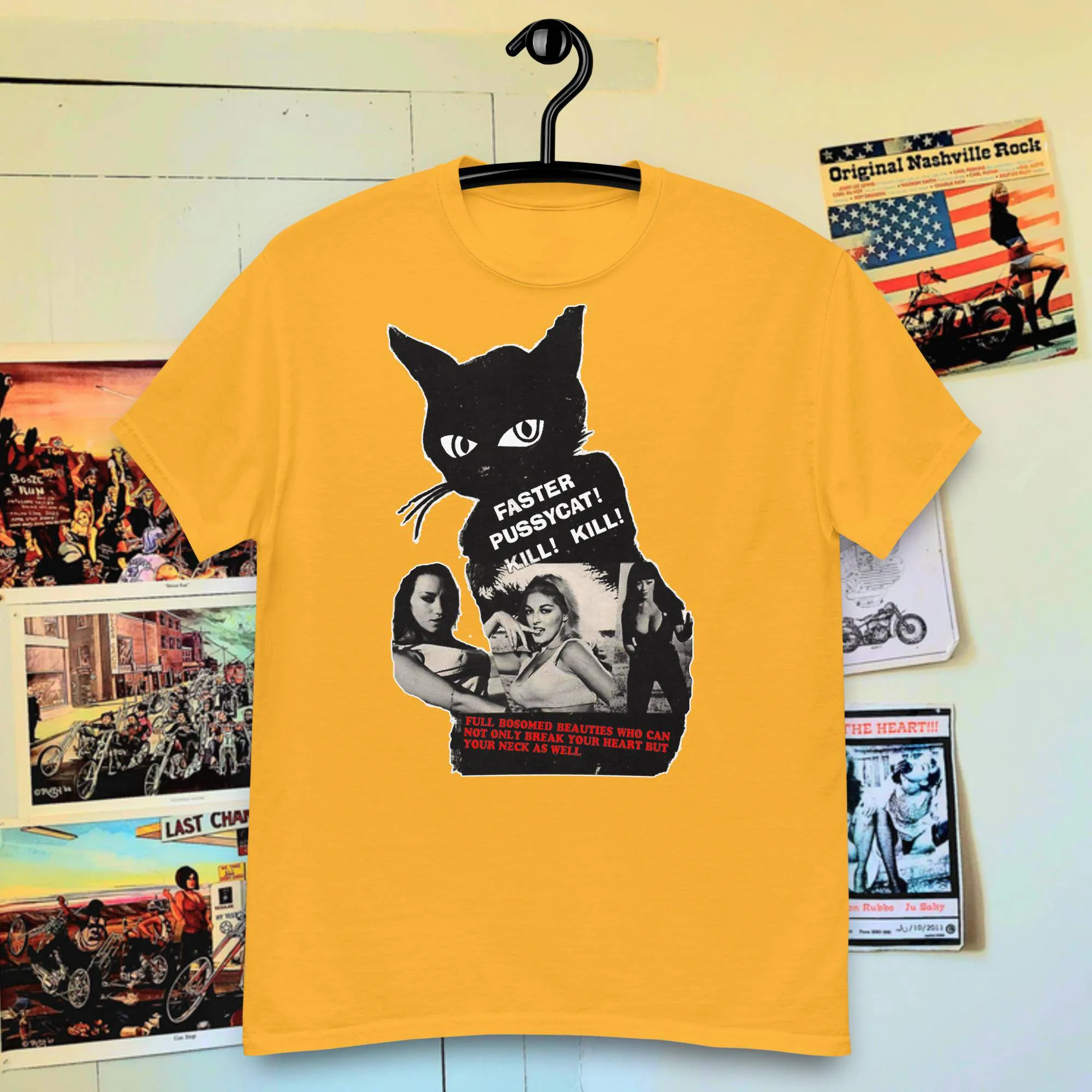T-shirt "Faster pussycat!"