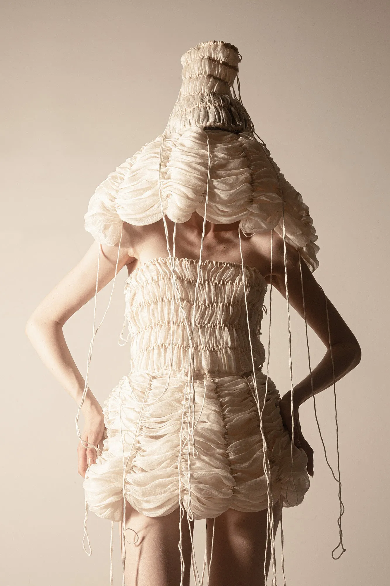 THESAURUS 6-way transforming piece: dress/bolero/collar/hat