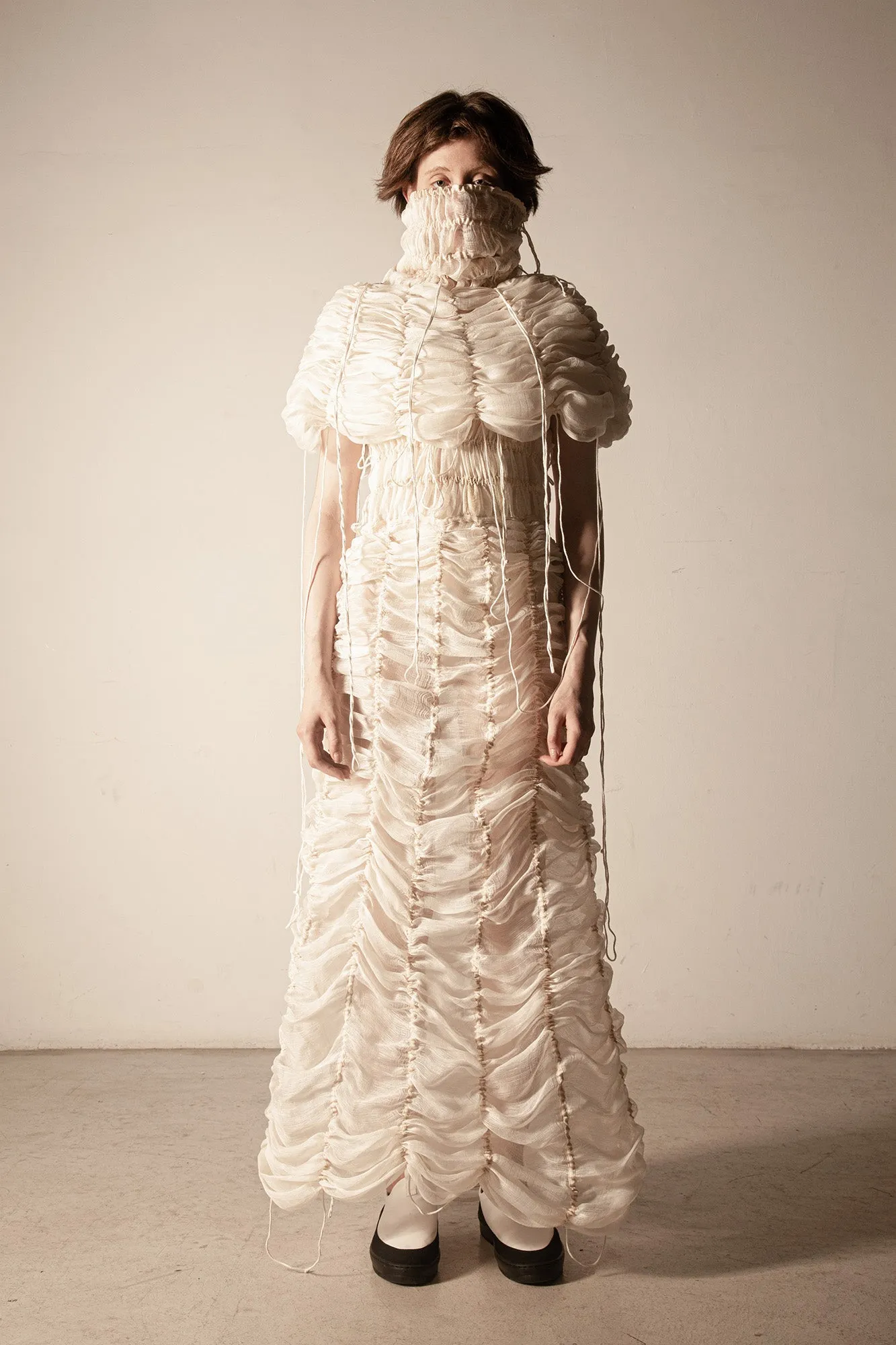 THESAURUS 6-way transforming piece: dress/bolero/collar/hat