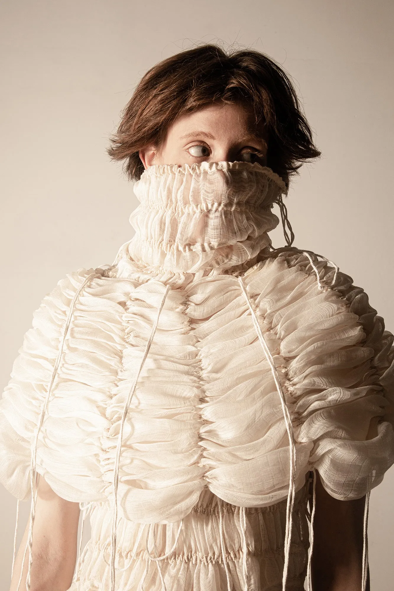 THESAURUS 6-way transforming piece: dress/bolero/collar/hat