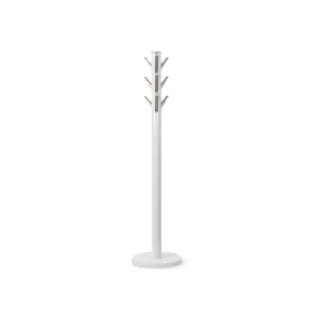 Umbra Flapper Wood Coat Rack, White