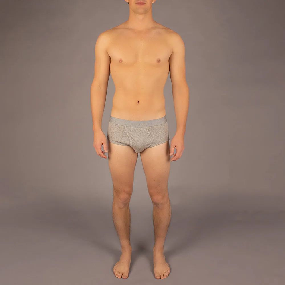 Wayne Brief | Solid Heather Grey