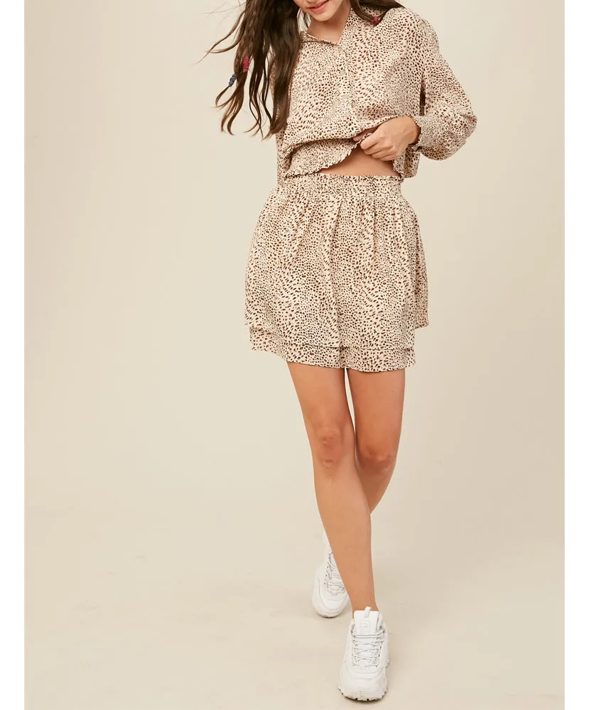 Wild Adventures Layered Skirt Set