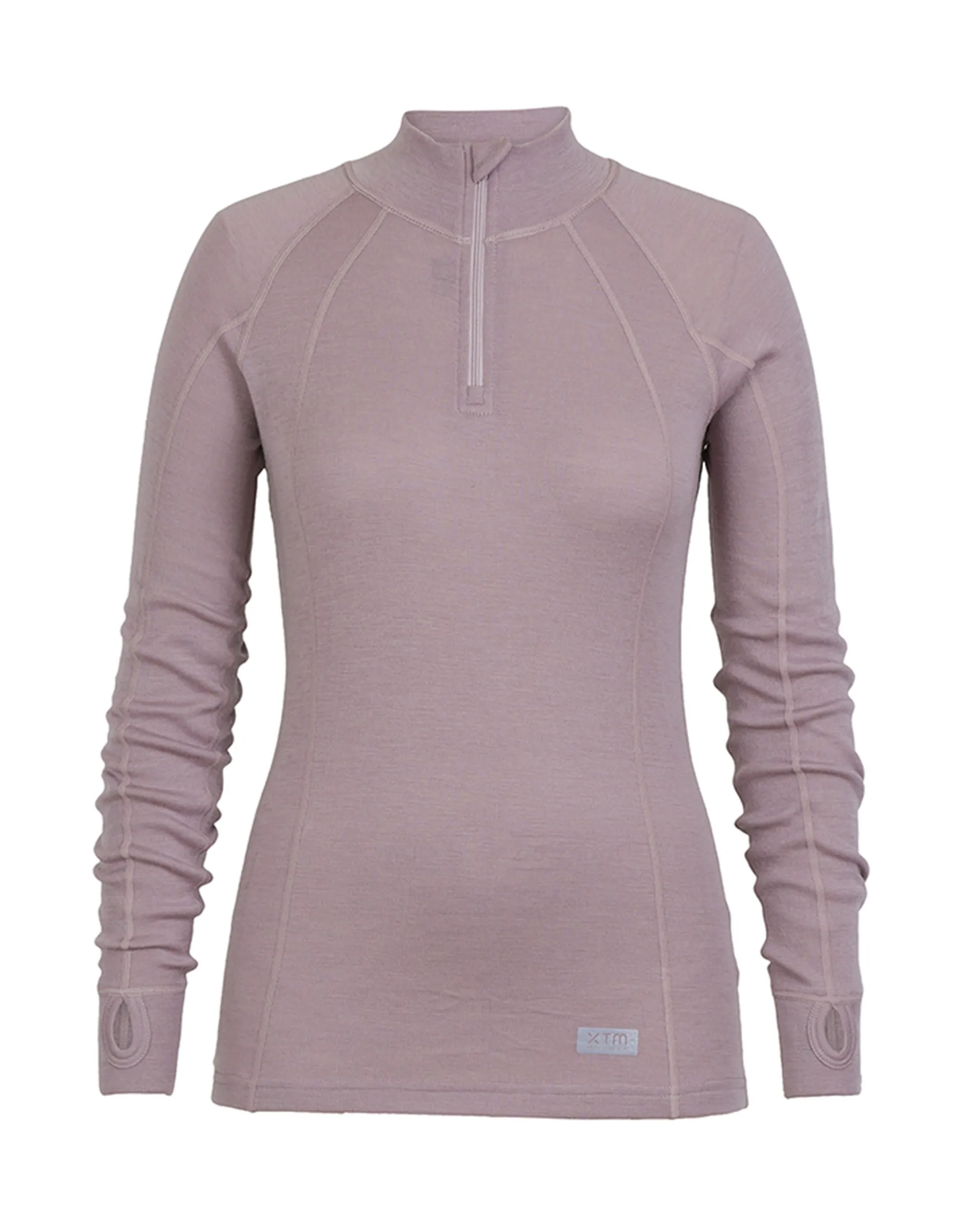 XTM Merino Womens Zip Neck 230 Thermal Top