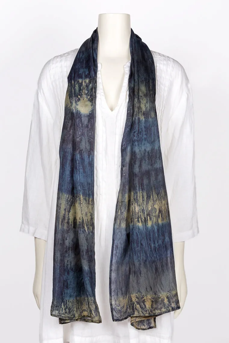 Yume Shibori Silk Scarf