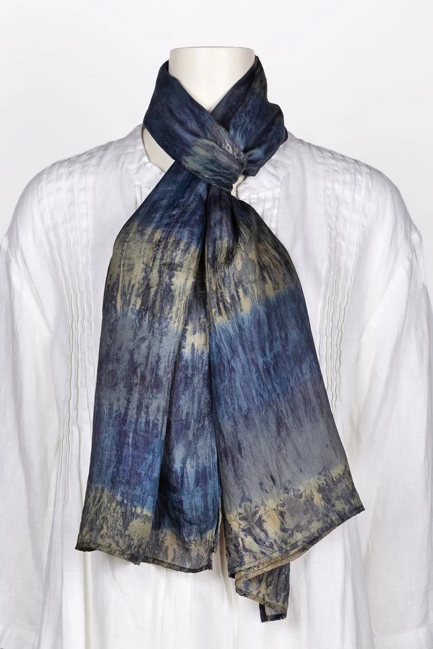 Yume Shibori Silk Scarf